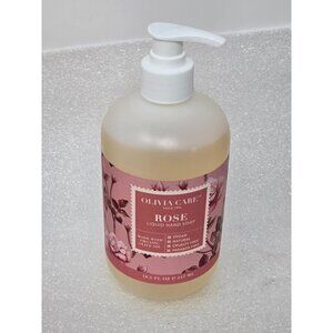 Olivia Care Rose Liquid Hand Soap 18.5 Fl Oz Vegan Natural Cruelty-Free
